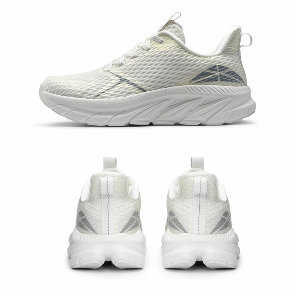 [ALLSWIFIT 1.0] Women's Mesh Athleisure Sneakers - ALL WHITE - 1